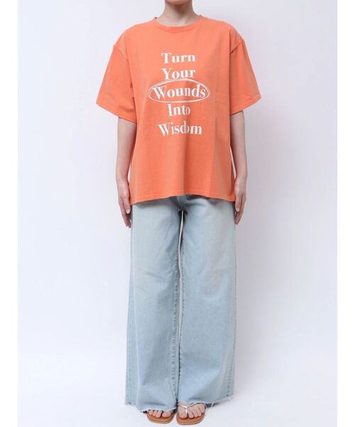 【87MM】MMLG★ヴィンテージウォッシュ ロゴTシャツ セール】ヴィンテージウォッシュロゴビッグTee（Tシャツ