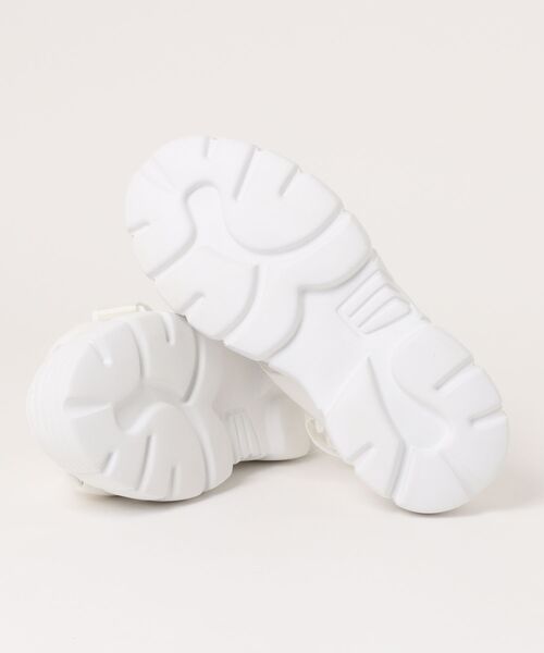 SPINNS（スピンズ）の「合皮厚底サンダル/クロス（サンダル・レディース・ブルー/アイボリー/ブラック/イエロー・L/M/LL）」の5枚目の写真