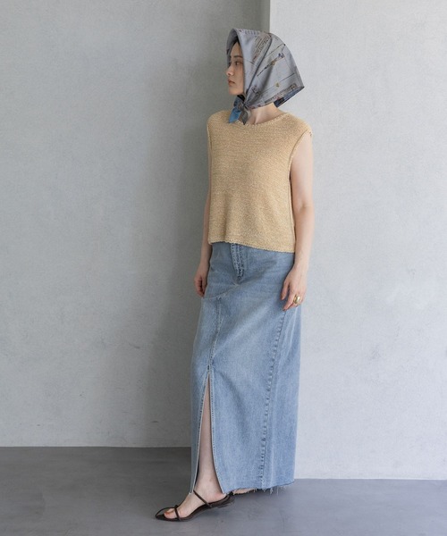 A part by（アパートバイ）の「【セレクト】LY_PanoScarf（バンダナ/スカーフ・レディース・ライトブルー/レッド・FREE）」の18枚目の写真