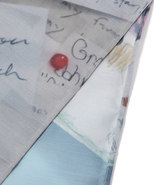 A part by（アパートバイ）の「【セレクト】LY_PanoScarf（バンダナ/スカーフ・レディース・ライトブルー/レッド・FREE）」の10枚目の写真