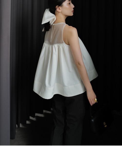 anuans（アニュアンス）の「スーチングセミフレアパンツ（スラックス・レディース・ブラウン/グレー・S/M）」の21枚目の写真