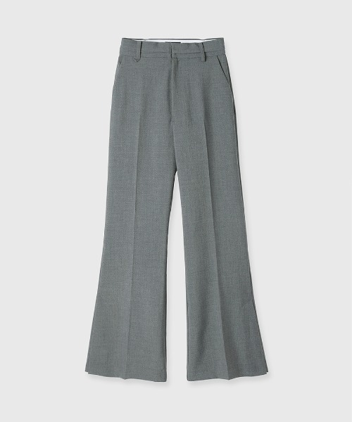 セール】スーチングセミフレアパンツ（スラックス）｜anuans（ア