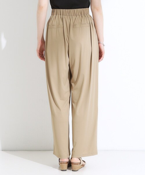 SHOO・LA・RUE（シューラルー）の「【S-LL/ひんやり/UV】リラクシーな穿き心地 エアリーワイドパンツ（その他パンツ・レディース・ブラック/チャコールグレー/ベージュ・04/02/01/03）」の18枚目の写真