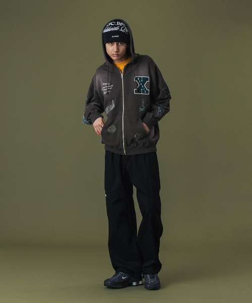 XLARGE（エクストララージ）の「EST.1991 CUFF BEANIE（ニットキャップ/ビーニー・メンズ・オリーブ/グレー/ブラック・ONE SIZE）」の10枚目の写真