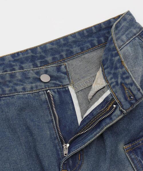 SHORT ROUND(ショートラウンド)の「SHORT ROUND/マルチポケットデニムパンツ(デニムパンツ・メンズ・コバルトブルー・LARGE/MEDIUM)」の9枚目の写真