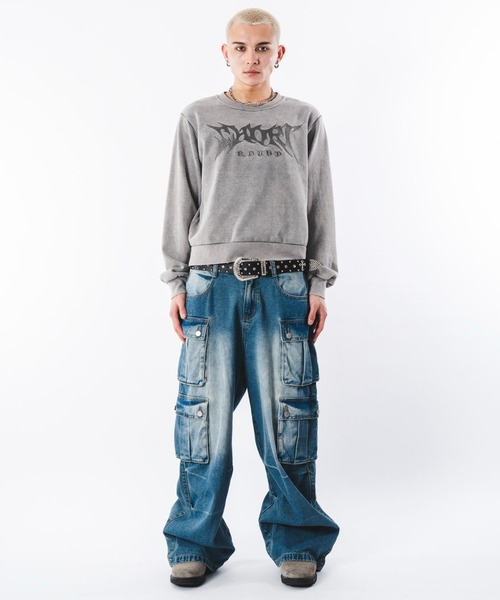 SHORT ROUND(ショートラウンド)の「SHORT ROUND/マルチポケットデニムパンツ(デニムパンツ・メンズ・コバルトブルー・LARGE/MEDIUM)」の21枚目の写真