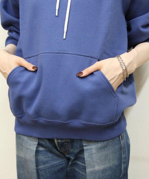 GYMPHLEX（ジムフレックス）の「Gymphlex/ジムフレックス　スウィングスリーブフーデッドプルオーバー　SWING SLEEVE HOODED PULLOVER　GY-C0293 TCF（スウェット・レディース・アイボリー/チャコールグレー/ライトブルー/トップグレー・14）」の18枚目の写真