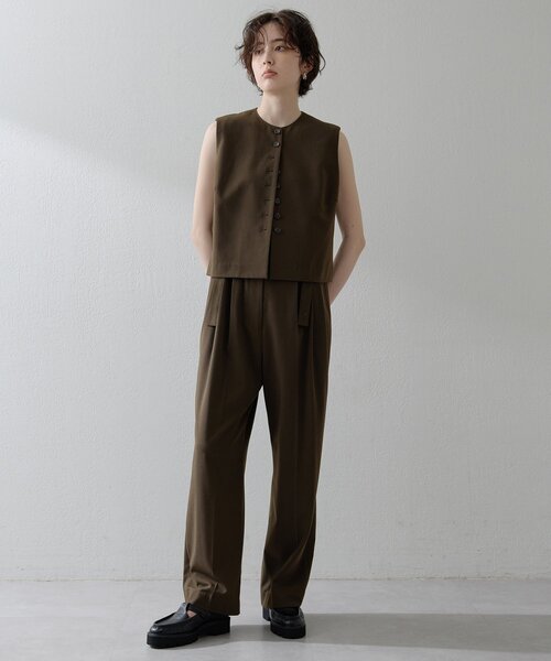 THE PAUSE(ザ ポーズ)の「【THE PAUSE】トロサスペパンツ(その他パンツ・レディース・ブラック/ブラウン・38/36)」の19枚目の写真