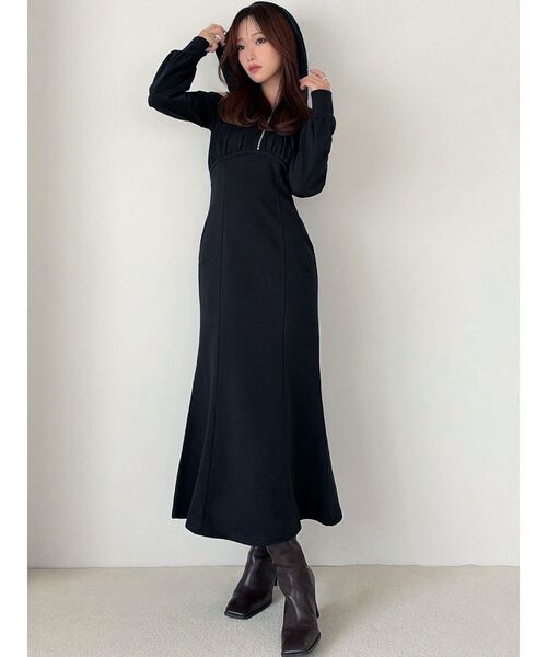 RESEXXY ワンピース RESEXXY ワンピース 「骨格ストレート向け」バイカラーニット