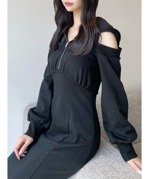 セール】レイヤードフーディワンピース（ワンピース）｜RESEXXY