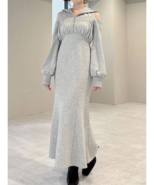 セール】レイヤードフーディワンピース（ワンピース）｜RESEXXY