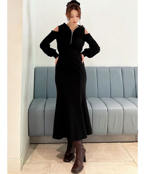 セール】レイヤードフーディワンピース（ワンピース）｜RESEXXY