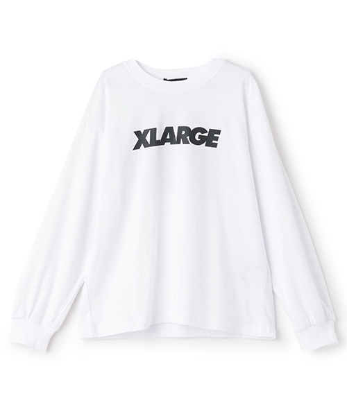 ロゴ 長袖Tシャツ ホワイト ロゴ&OG長袖Tシャツ（Tシャツ/カットソー）｜XLARGE KIDS（エクストラ
