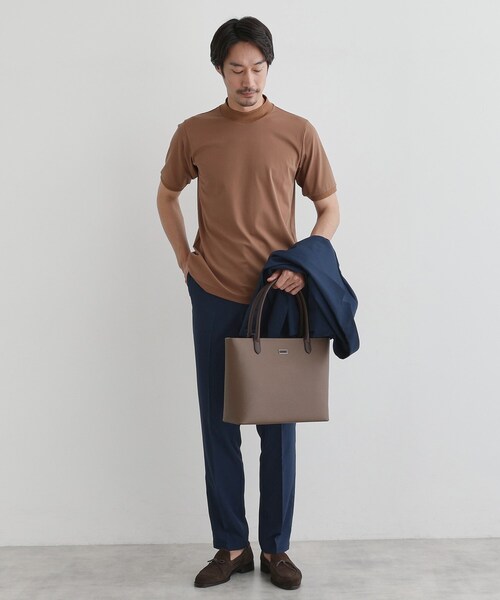 TAKEO KIKUCHI(タケオキクチ)の「マイクロファイバートートS(トートバッグ・メンズ・ブラウン系その他/ブラック・00)」の16枚目の写真