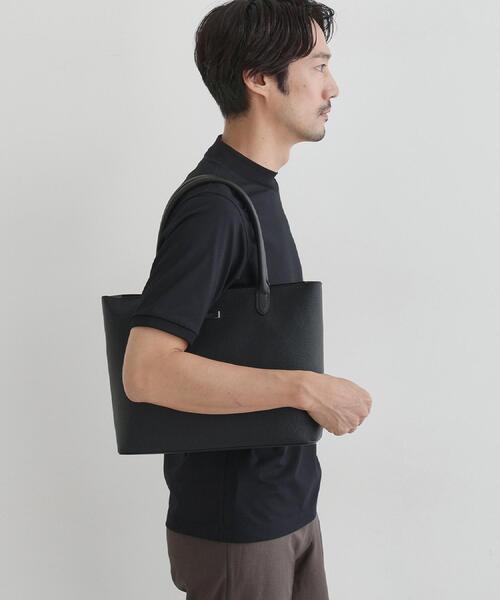 TAKEO KIKUCHI(タケオキクチ)の「マイクロファイバートートS(トートバッグ・メンズ・ブラウン系その他/ブラック・00)」の18枚目の写真