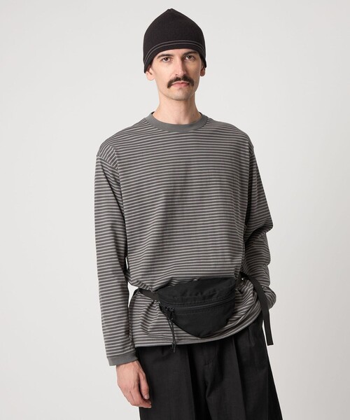 Steven Alan＞ オーガニックコットン アソート ボーダー ロング