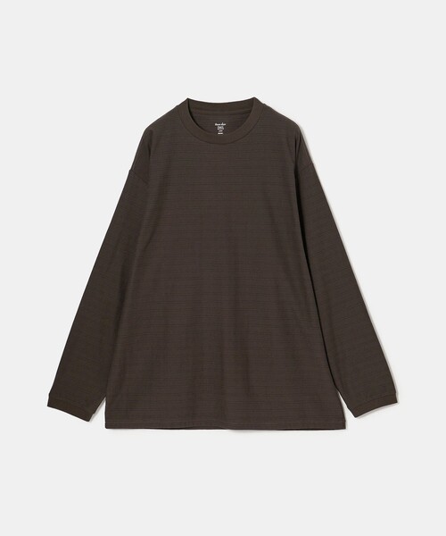 Steven Alan(スティーブンアラン)の「<Steven Alan> オーガニックコットン アソート ボーダー ロングスリーブ Tシャツ BOLD(Tシャツ/カットソー・メンズ・ブラック/ダークブラウン/オリーブ・S/M/L/XL)」の18枚目の写真