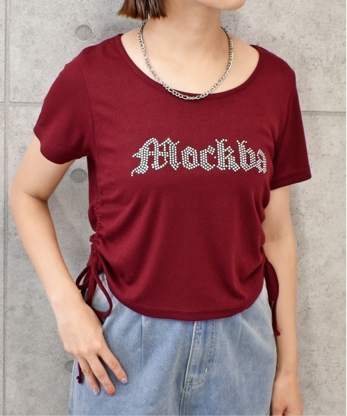 FUN(ファン)の「ストーンドロストT(Tシャツ/カットソー・レディース・ブラック/カーキ/オフホワイト/ボルドー・FREE)」の4枚目の写真