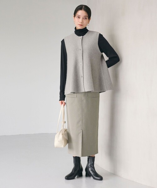 FOXブレンド セッケツ ニット ジレ（ベスト）｜green label relaxing