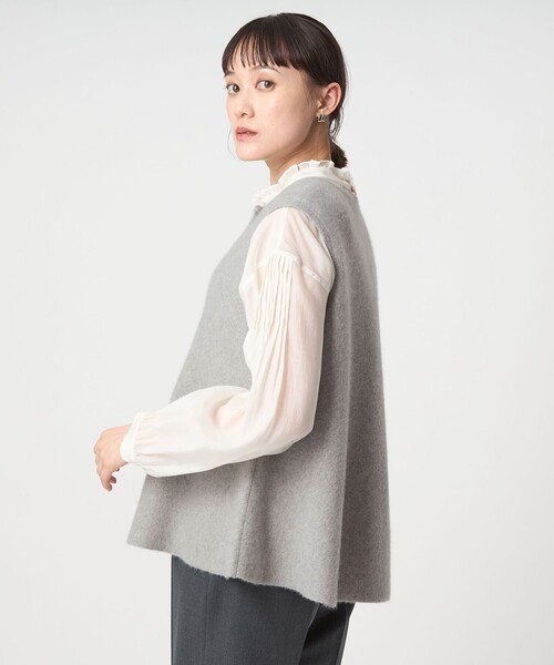 FOXブレンド セッケツ ニット ジレ（ベスト）｜green label relaxing