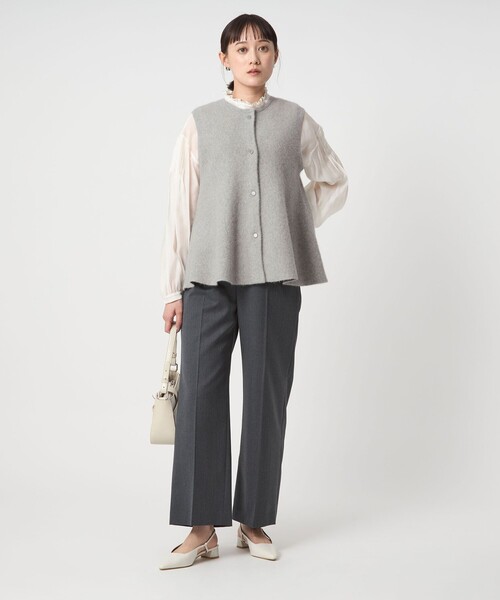 FOXブレンド セッケツ ニット ジレ（ベスト）｜green label relaxing