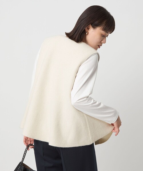 FOXブレンド セッケツ ニット ジレ（ベスト）｜green label relaxing