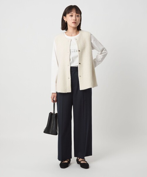 FOXブレンド セッケツ ニット ジレ（ベスト）｜green label relaxing