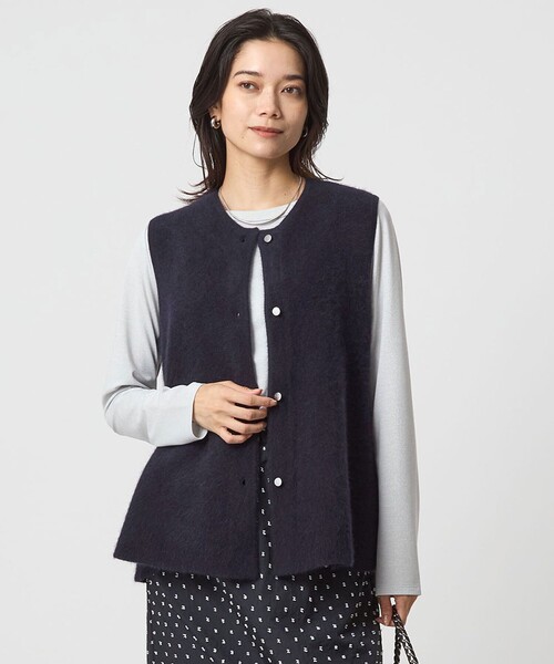 FOXブレンド セッケツ ニット ジレ（ベスト）｜green label relaxing