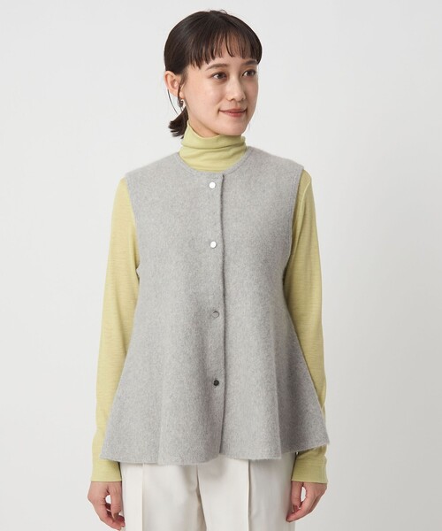 セール】FOXブレンド セッケツ ニット ジレ（ベスト）｜green label