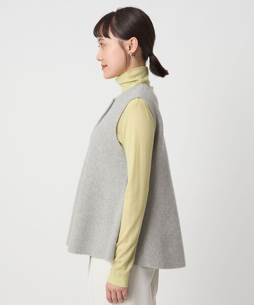 ベスト　ジレ FOXブレンド セッケツ ニット ジレ（ベスト）｜green label relaxing