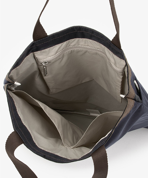 LeSportsac(レスポートサック)の「LARGE EMERALD TOTE ディープシー/ダークチョコレート(トートバッグ・レディース・ブルー・FREE)」の6枚目の写真