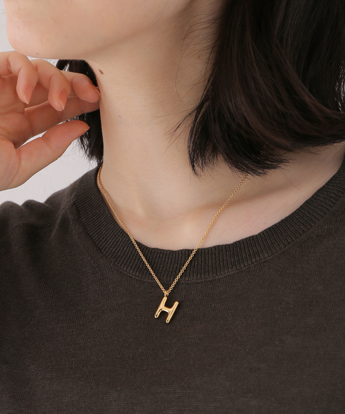 値下げしました PRESENT 2 量子波発信機 ネックレス JOSEPHINE STUDIO/ジョセフィン・ストゥディオ LETER CHARM SMALL H