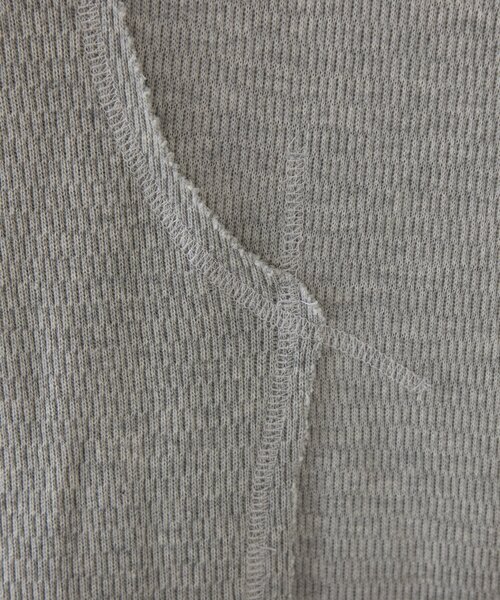 etsinta（エシンタ）の「etsintaリメイクワッフルヘンリーBIGTEE（ワンピース・レディース・グレー/アイボリー・ONE SIZE）」の14枚目の写真