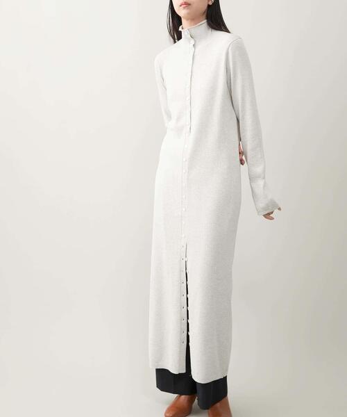 URBAN RESEARCH ROSSO WOMEN(アーバンリサーチ ロッソ)の「スパークリングロングニットワンピース(ワンピース・レディース・ライトベージュ/イエロー・FREE)」の21枚目の写真