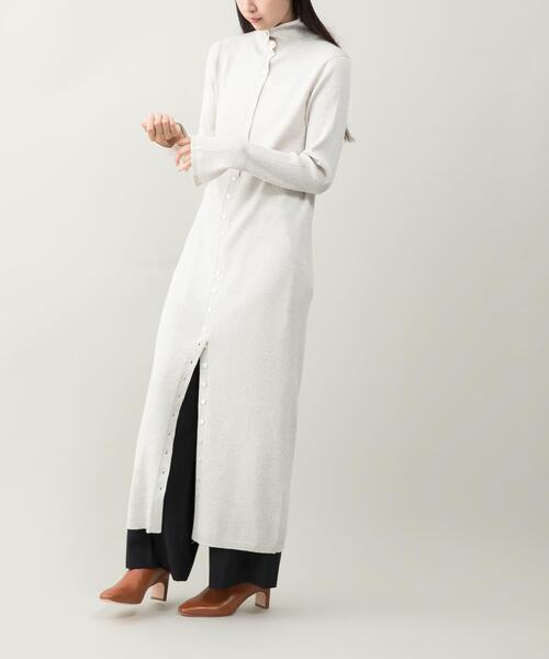 URBAN RESEARCH ROSSO WOMEN(アーバンリサーチ ロッソ)の「スパークリングロングニットワンピース(ワンピース・レディース・ライトベージュ/イエロー・FREE)」の22枚目の写真