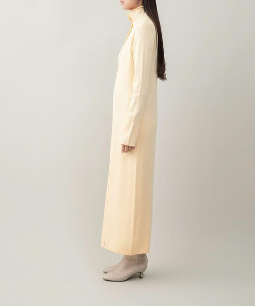 URBAN RESEARCH ROSSO WOMEN(アーバンリサーチ ロッソ)の「スパークリングロングニットワンピース(ワンピース・レディース・ライトベージュ/イエロー・FREE)」の9枚目の写真