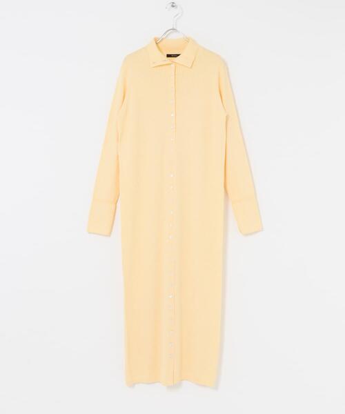 URBAN RESEARCH ROSSO WOMEN(アーバンリサーチ ロッソ)の「スパークリングロングニットワンピース(ワンピース・レディース・ライトベージュ/イエロー・FREE)」の15枚目の写真