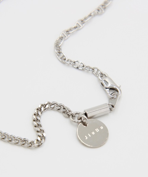 Jieda（ジエダ）の「THIN SWITCHING NECKLACE（ネックレス・メンズ・シルバー・ONESIZE）」の4枚目の写真