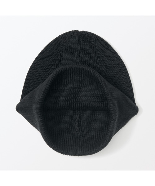 無印良品(ムジルシリョウヒン)の「UVカットコットンシルク ワッチ(ニットキャップ/ビーニー・レディース・グレー/ブラック・55-59cm)」の3枚目の写真