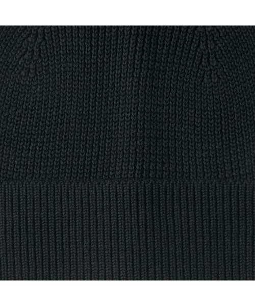 無印良品(ムジルシリョウヒン)の「UVカットコットンシルク ワッチ(ニットキャップ/ビーニー・レディース・グレー/ブラック・55-59cm)」の7枚目の写真