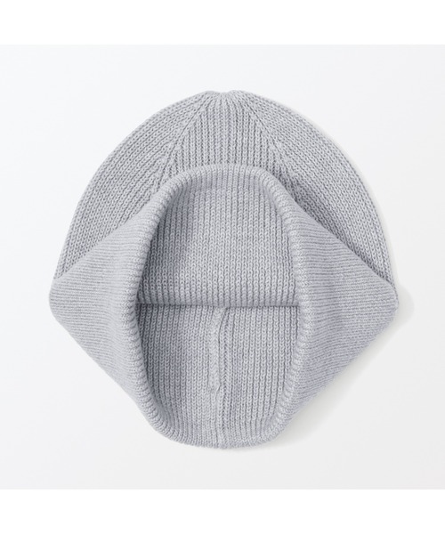 無印良品(ムジルシリョウヒン)の「UVカットコットンシルク ワッチ(ニットキャップ/ビーニー・レディース・グレー/ブラック・55-59cm)」の8枚目の写真