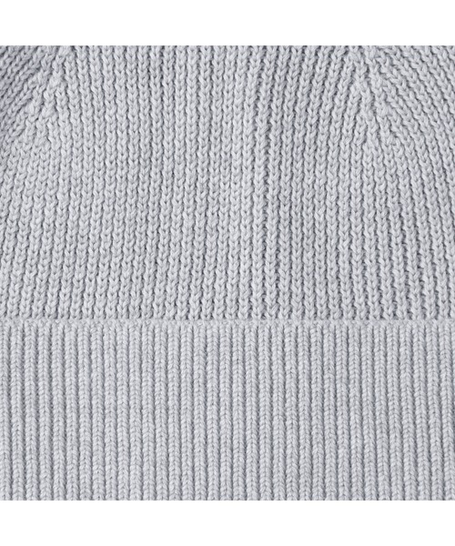 無印良品(ムジルシリョウヒン)の「UVカットコットンシルク ワッチ(ニットキャップ/ビーニー・レディース・グレー/ブラック・55-59cm)」の12枚目の写真