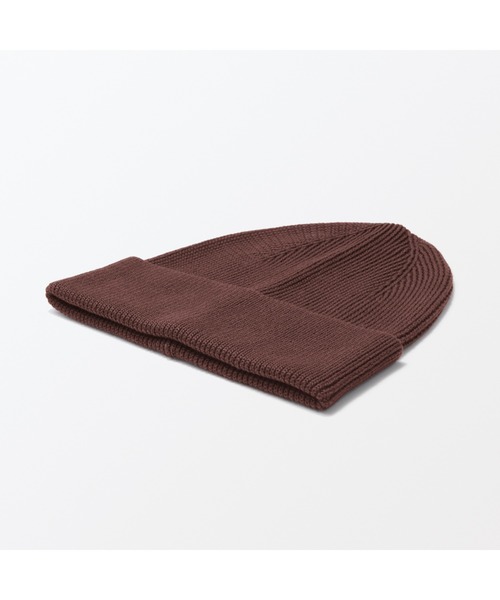 無印良品(ムジルシリョウヒン)の「UVカットコットンシルク ワッチ(ニットキャップ/ビーニー・レディース・グレー/ブラック・55-59cm)」の14枚目の写真