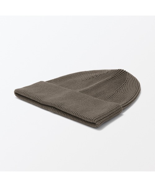 無印良品(ムジルシリョウヒン)の「UVカットコットンシルク ワッチ(ニットキャップ/ビーニー・レディース・グレー/ブラック・55-59cm)」の19枚目の写真