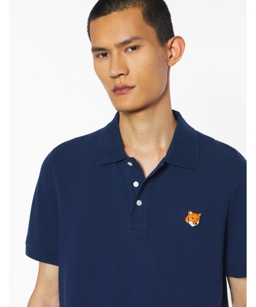 メゾンキツネ／Maison Kitsune ポロシャツ FOX HEAD REGULAR POLO（ポロシャツ）｜Maison Kitsune（メゾン