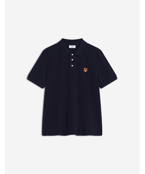 MAISON KITSUNE ボーダーポロシャツ Mサイズ Maison Kitsune（メゾンキツネ）の「KITSUNE ボーダー