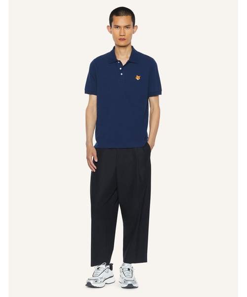 Maison Kitsune（メゾンキツネ）の「FOX HEAD REGULAR POLO（ポロシャツ・メンズ・ブラック/ネイビー/ホワイト/モスグリーン/チャコール/ベージュ・XXL/XL/L/M/S/XS）」の13枚目の写真