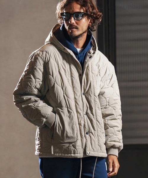 wjk reluxe(ダブルジェーケーリラックス)の「mj10961-gourd quilting hooded blouson フーデッドブルゾン(WR25W-06)(ブルゾン・メンズ・ブラック/グレイッシュベージュ/グレー・L/M/S)」の22枚目の写真