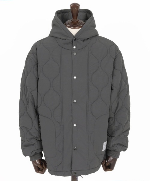 wjk reluxe(ダブルジェーケーリラックス)の「mj10961-gourd quilting hooded blouson フーデッドブルゾン(WR25W-06)(ブルゾン・メンズ・ブラック/グレイッシュベージュ/グレー・L/M/S)」の7枚目の写真