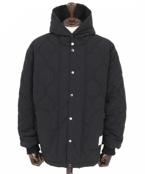 wjk reluxe(ダブルジェーケーリラックス)の「mj10961-gourd quilting hooded blouson フーデッドブルゾン(WR25W-06)(ブルゾン・メンズ・ブラック/グレイッシュベージュ/グレー・L/M/S)」の8枚目の写真
